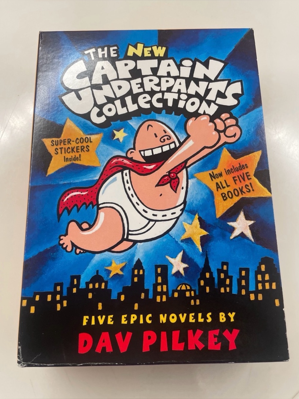 The New Captain Underpants Collection Box Set 5 Novels Dav Pilkey